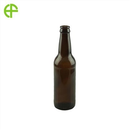 Garrafa de cerveja âmbar de 330ml