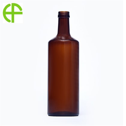 Garrafa de vidro de óleo marrom Phoenix de 750 ml